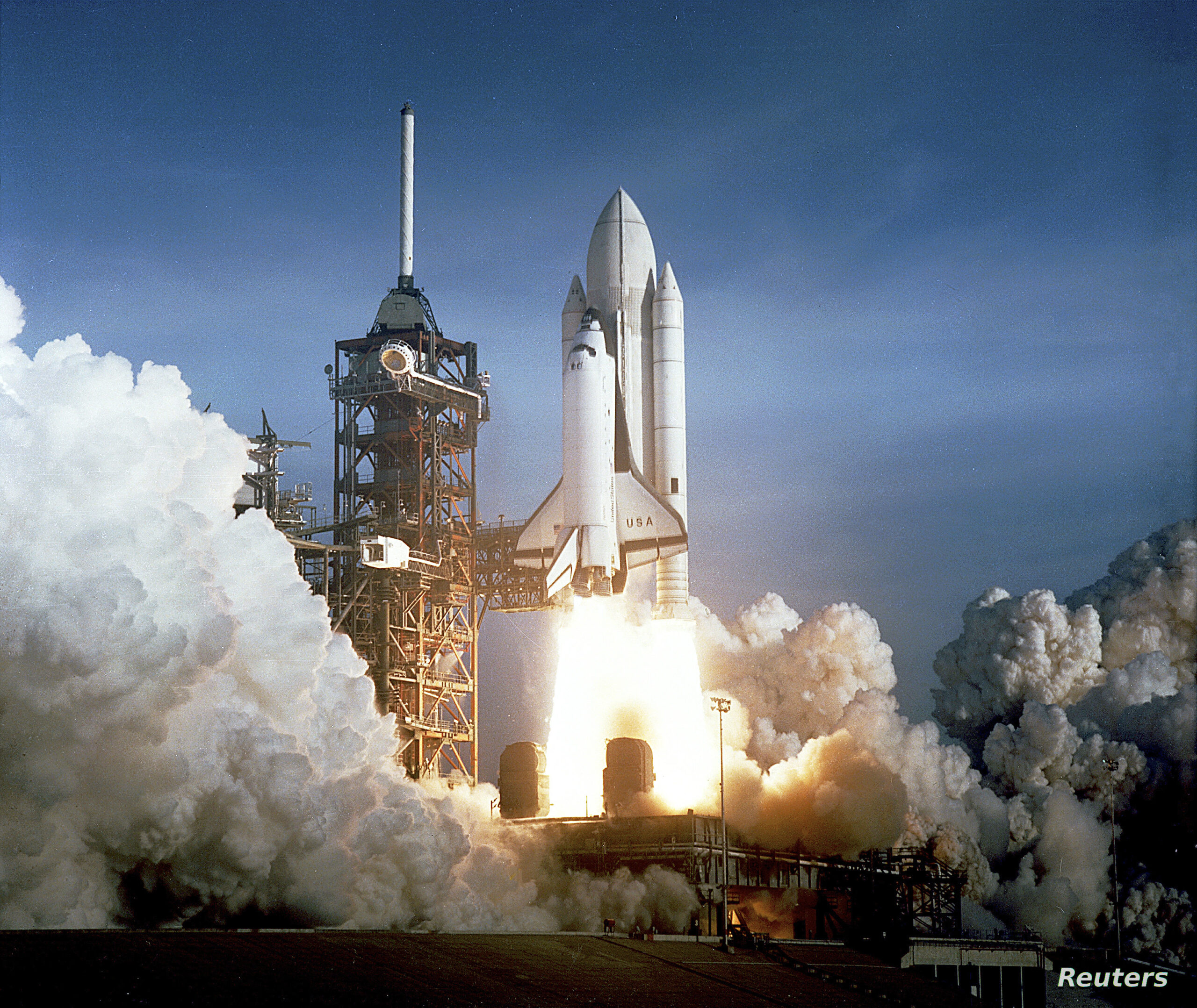 NASA handout photo of Space Shuttle Columbia at Kennedy Space Center