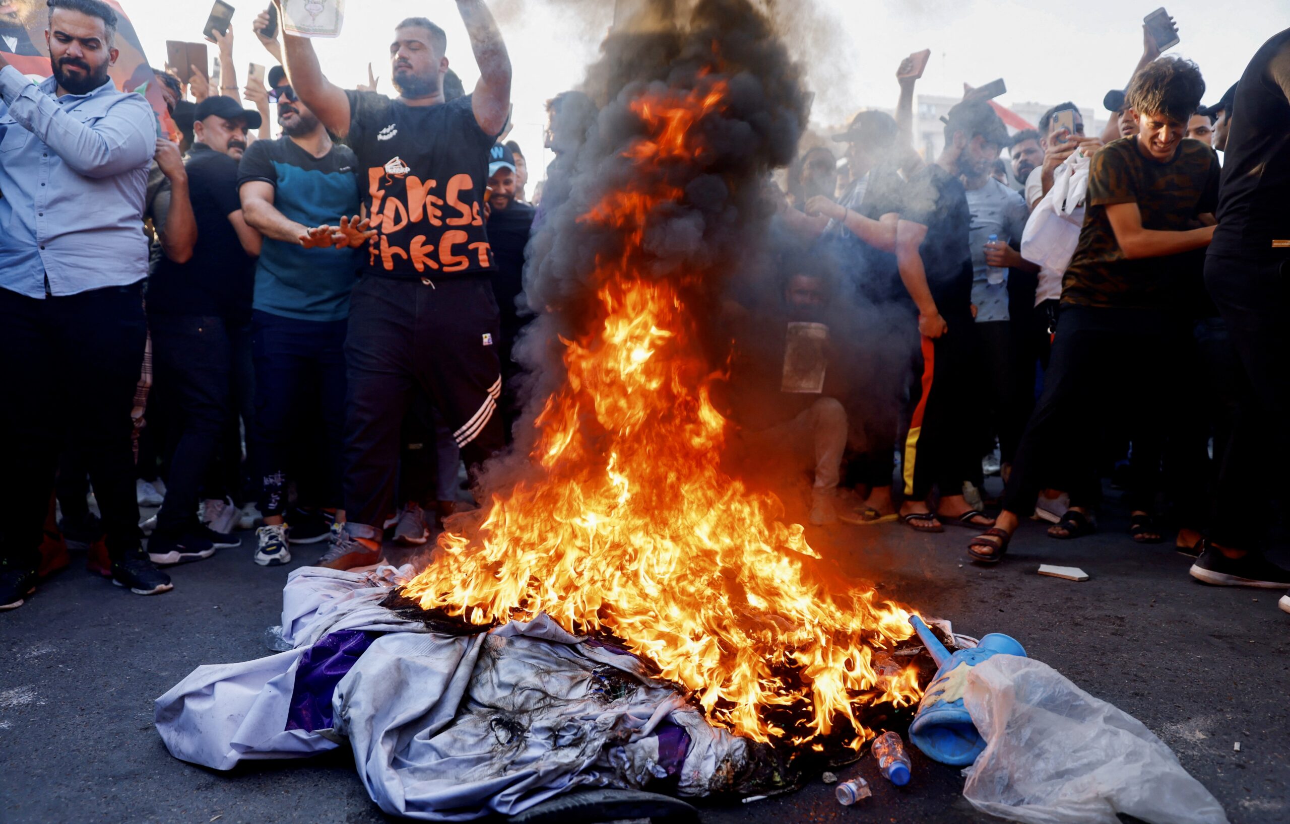 Protest in Baghdad following Koran burning in Sweden