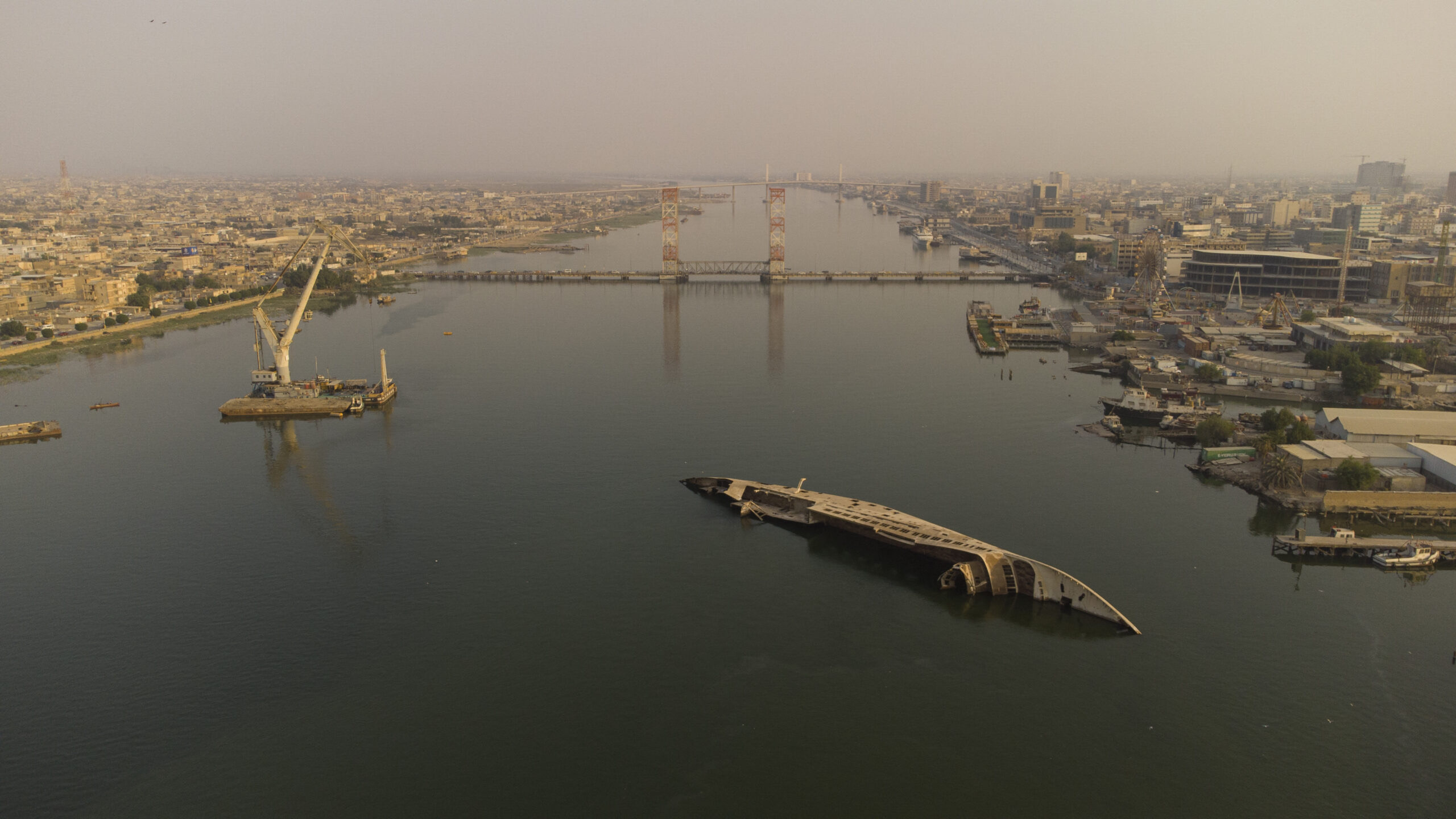 IRAQ-HISTORY-RIVER-BOAT